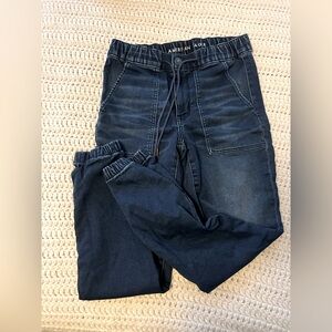 American Eagle Dark Blue Jogger Jeans (6)